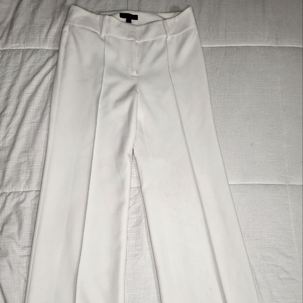 Ann Taylor dress pants white slack pants